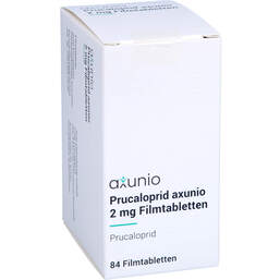 Abbildung: Prucaloprid axunio 2 mg Filmtabletten 84 St, Filmtabletten PZN 16798891