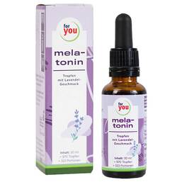 Abbildung: For You melatonin Lavendel Tropfen Tropfen, 30 ml PZN 16799123