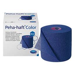 Abbildung: Peha-Haft Color Fixierbinde latexfrei 6 cmx20 m blau 1 St, Binden PZN 16799206