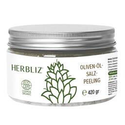 Abbildung: Herbliz Olivenöl-Meersalz-Peeling Körperpflege, 420 g PZN 16800553