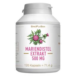 Abbildung: Mariendistel Extrakt 500 mg Mono Kapseln Kapseln, 120 St PZN 16801067