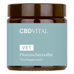 Abbildung: Vet Cbd Vital Pfotenschutzsalbe vet. (für Tiere) Salbe, 90 g PZN 16801593