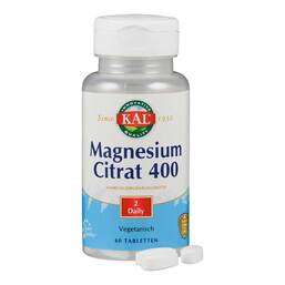 Abbildung: Magnesiumcitrat 400 mg Tabletten 60 St, Tabletten PZN 16801802