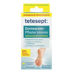 Abbildung: Tetesept Dornwarzen-Pflaster intensiv 12 St, Pflaster PZN 16806188