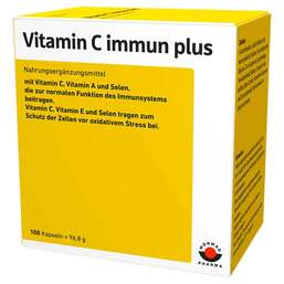 Abbildung: Vitamin C Immun plus Kapseln Kapseln, 100 St PZN 16807325