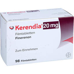 Abbildung: Kerendia 20 mg Filmtabletten 98 St, Filmtabletten PZN 16807414
