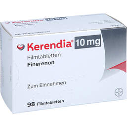 Abbildung: Kerendia 10 mg Filmtabletten 98 St, Filmtabletten PZN 16807437