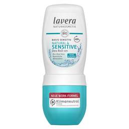 Abbildung: Lavera Deodorant Roll-on basis sens.natural & sens. 50 ml, Körperpflege PZN 16809241