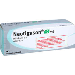 Abbildung: Neotigason 10 mg Hartkapseln 50 St, Hartkapseln PZN 16810362