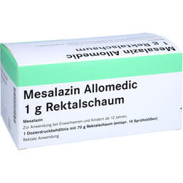 Abbildung: Mesalazin Allomedic 1 g Rektalschaum 70 g, Rektalschaum PZN 16810741