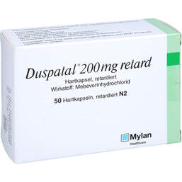 Abbildung: Duspatal 200 mg retard Hartkapseln 50 St, Retard-Kapseln PZN 16811077
