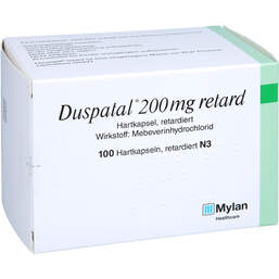 Abbildung: Duspatal 200 mg retard Hartkapseln 100 St, Retard-Kapseln PZN 16811108