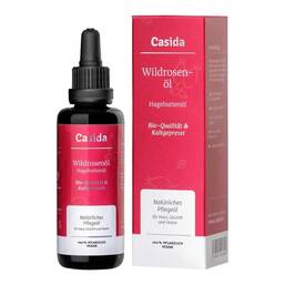 Abbildung: Hagebutten Öl Wildrosenöl Bio kaltgepresst 50 ml, Öl PZN 16812378