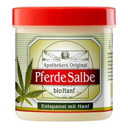 Abbildung: Pferdesalbe Apothekers Original Bio Hanf Dose 200 ml, Gel PZN 16812958