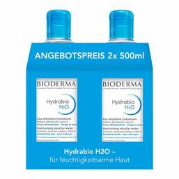 Abbildung: Bioderma Hydrabio H2O Mizellen-Reinigungslösung für feuchtigkeitsarme Haut 2X500 ml, Lösung PZN 16820366