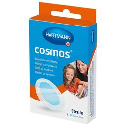 Abbildung: cosmos® Brandwundenpflaster 68 mm x 43 mm steril 8 St, Pflaster PZN 16823092