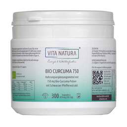 Abbildung: Bio Curcuma 750 mg Vegikapseln Kapseln, 120 St PZN 16826392