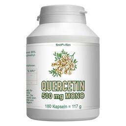 Abbildung: Quercetin 500 mg Mono Kapseln Kapseln, 180 St PZN 16838194