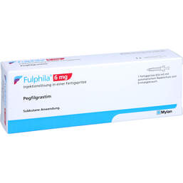 Abbildung: Fulphila 6 mg Injektionslösung Fertigspritze mit autom.Nadels. 1 St, Injektionslösung PZN 16838395
