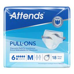 Abbildung: Attends Pull-Ons 6 medium 18 St, Beutel PZN 16849571