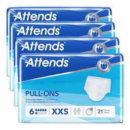 Abbildung: Attends Pull-Ons 6 extra large 4X16 St, Beutel PZN 16849654