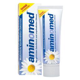Abbildung: Aminomed Kamillenblüten Zahncreme ohne Titandioxid 75 ml, Zahncreme PZN 16850083