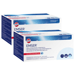 Abbildung: EMSER® Inhalationslösung hyperton 8 % Inhalationsampullen, 120X5 ml PZN 16851817
