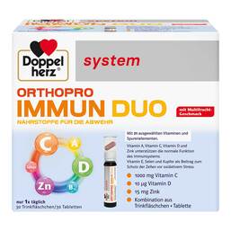 Abbildung: Doppelherz Orthopro Immun Duo system Trinkampullen 30 St, Trinkampullen PZN 16852403