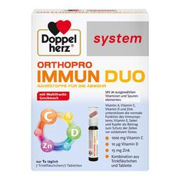 Abbildung: Doppelherz Orthopro Immun Duo system Trinkampullen 7 St, Trinkampullen PZN 16852432
