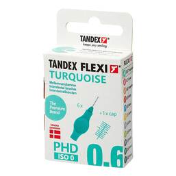 Abbildung: Tandex Flexi Interdentalbürste turquoise PHD0.6 / ISO0 6X1 St, Zahnbürste PZN 16855382