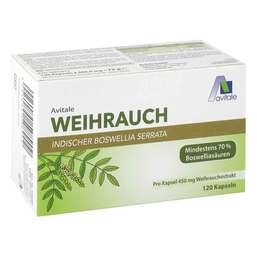 Abbildung: Weihrauch 450 mg Boswellia Serrata Kapseln Kapseln, 120 St PZN 16855672