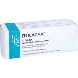 Abbildung: Itulazax 12 SQ-Bet Lyophilisat zum Einnehmen 90 St, Sublingualtabletten PZN 16855784