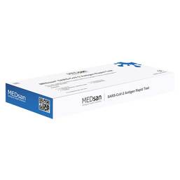 Abbildung: MEDsan® SARS-CoV-2 Corona Antigen Rachentest Test, 1 St PZN 16860851