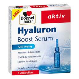 Abbildung: Doppelherz Hyaluron Boost Serum Ampullen 5 St, Ampullen PZN 16864062
