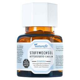 Abbildung: Naturafit Stoffwechsel Bitterstoffe + Cholin Kapseln 30 St, Kapseln PZN 16864197