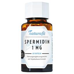 Abbildung: Naturafit Spermidin 1mg a.d.Sojabohne glutenfrei Kps Kapseln, 60 St PZN 16864234