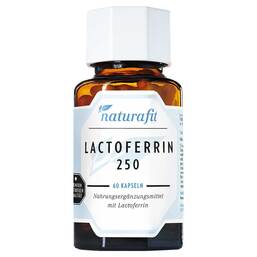 Abbildung: Naturafit Lactoferrin 250 mg aus Kuhmilch Kapseln Kapseln, 60 St PZN 16864240