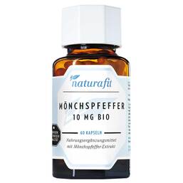Abbildung: Naturafit Mönchspfeffer 10 mg Bio Kapseln 60 St, Kapseln PZN 16864263