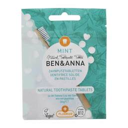 Abbildung: Ben & Anna Zahntabletten mint mit Fluorid Presslinge, 36 g PZN 16864530