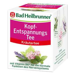 Abbildung: Bad Heilbrunner Kopf-Entspannungs Tee Filterbeutel Filterbeutel, 8 St PZN 16869088