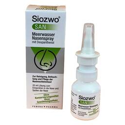 Abbildung: Siozwo San Meerwasser Nasenspray mit Dexpanthenol 20 ml, Nasenspray PZN 16869467