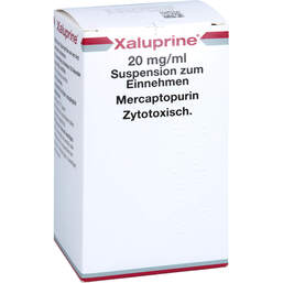 Abbildung: Xaluprine 20 mg / ml Suspension zum Einnehmen 100 ml, Suspension zum Einnehmen PZN 16870306