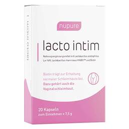 Abbildung: Lacto Intim oral Probiotikum bei bakt.Vaginose Kapseln magensaftresistent, 20 St PZN 16872328