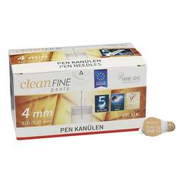 Abbildung: Cleanfine penta Pen Kanüle 31 G 4 mm 100 St, Kanüle PZN 16874793