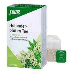 Abbildung: Holunderblüten Arzneitee Sambuci flos Salus Fbeutel  15 St, Filterbeutel PZN 16875344
