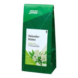 Abbildung: Holunderblüten Arzneitee Sambuci flos Salus 50 g, Tee PZN 16875350