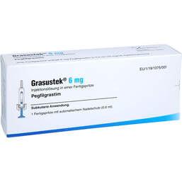 Abbildung: Grasustek 6 mg Injektionslösung in einer Fertigspritze 1 St, Injektionslösung PZN 16880204