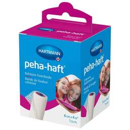 Abbildung: peha-haft® Kohäsive Fixierbinde latexfrei 6 cm x 4 m 1 St, Binden PZN 16880569