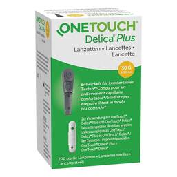 Abbildung: One Touch Delica Plus Nadellanzetten 200 St, Lanzetten PZN 16885182