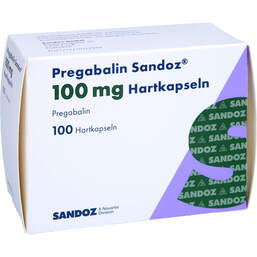 Abbildung: Pregabalin Sandoz 100 mg Hartkapseln 100 St, Hartkapseln PZN 16887092